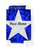 Blue  Glitter Stars - Graphic Insert for - 20" Carry-On Luggage