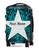 Teal Glitter Stars -  24" Check In Luggage