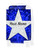 Blue  Glitter Stars - Graphic Insert for - 24" Check In Luggage