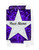 Purple Glitter Stars - Graphic Insert for - 24" Check In Luggage