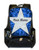 Baby Blue Glitter Stars Personalized Backpack