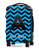 Baby Blue-Black Chevron - 24" Check-in Luggage