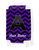 Purple Black Chevron - Graphic Insert for 24" Check-in Luggage