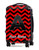 Red-Black Chevron - 20" Carry-On Luggage