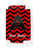 Red-Black Chevron - Graphic Insert for 20" Carry-on Luggage