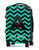Teal-Black Chevron - 24" Check-in Luggage