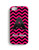 Fuschia-Black Chevron - Phone Snap on Case