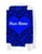 Blue-Black Hearts - Graphic Insert for 24" Check-in Luggage