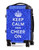 Keep Calm and Cheer On-BLUE-CHEETAH 24" Check In Luggage