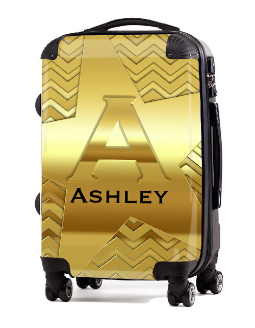 Gold on Gold 20" Carryon Luggage Cheer Luggage