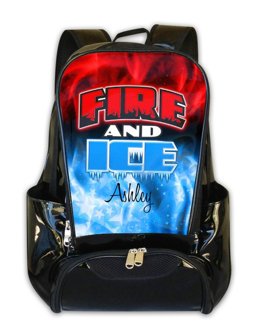 Customized and Personalized Fire and Ice Allstars Backpack