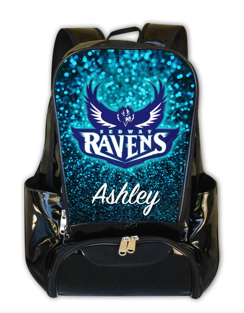 Customized and Personalized Sedway Ravens Backpack