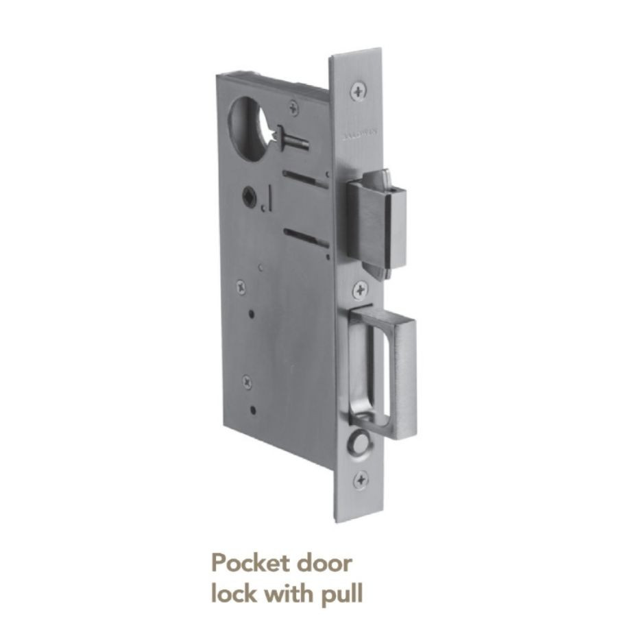 Baldwin PD006 Santa Monica Small Pocket Door Entrance Set