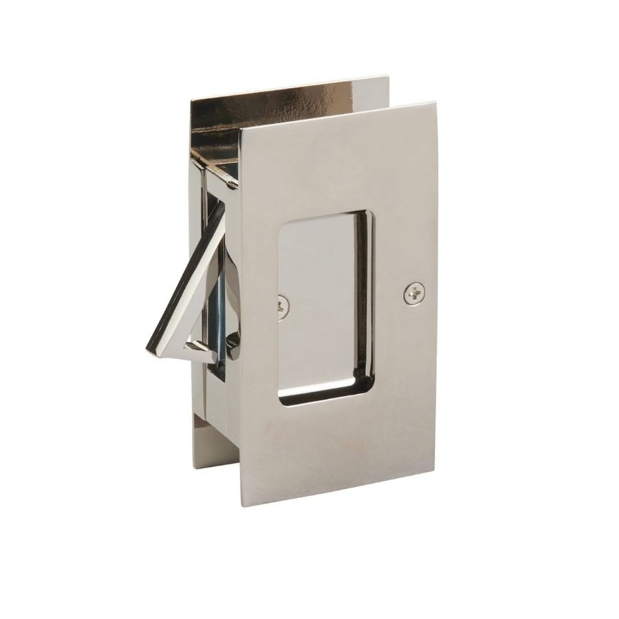 Emtek 2107 Modern Rectangular Passage Pocket Door Set
