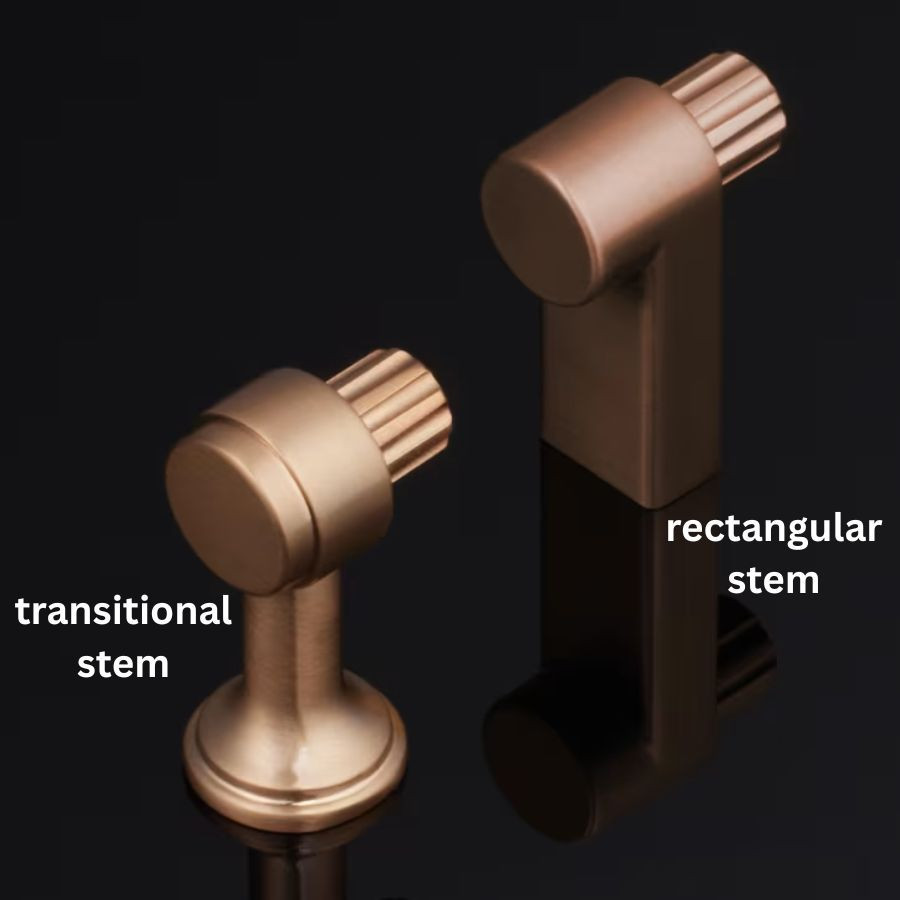 Emtek 84052 Select Transitional Knurled 3-1/2