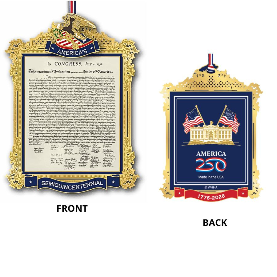 2026 White House Ornament Declaration of Independence