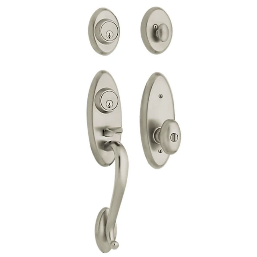 Baldwin 85345 Landon Two-Point Handleset with knob