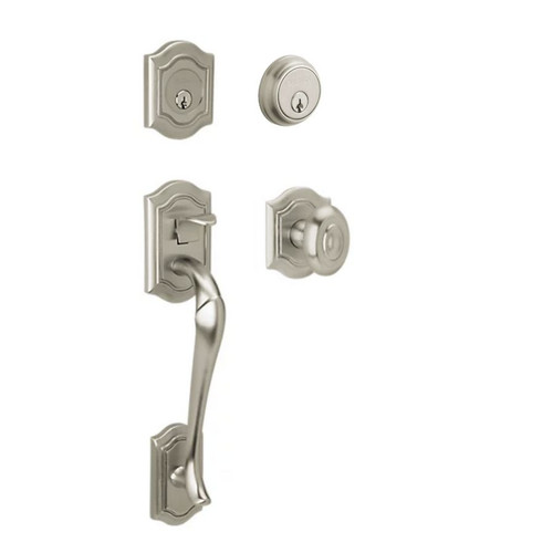 Baldwin Estate 85327 Bethpage Sectional Double Cylinder Entrance Set with Interior Knob