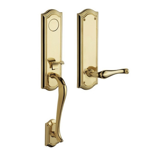 Baldwin Estate 85337 Bethpage Full Dummy Handleset with Interior Lever