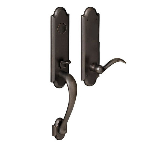 Baldwin Estate 85354 Boulder Full Dummy with Interior Lever