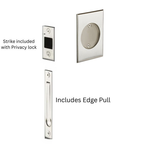 Emtek 2136 Dummy Pocket Door Tubular Set