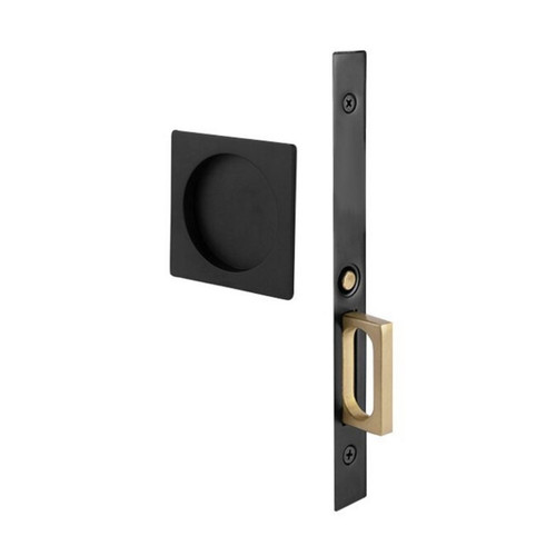 Emtek 2185 Square Mortise Privacy Pocket Door Set