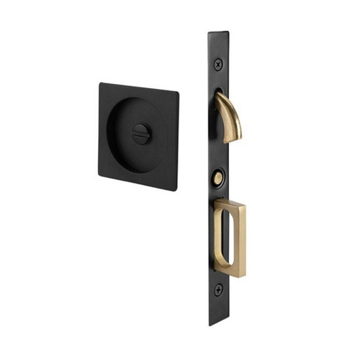 Emtek 2185 Square Mortise Privacy Pocket Door Set