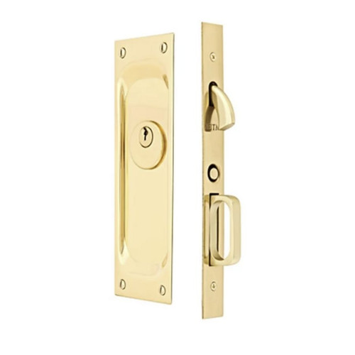 Emtek 2103 Classic Mortise Keyed Pocket Door Set