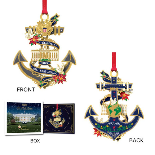 2024 White House Ornament Jimmy Carter