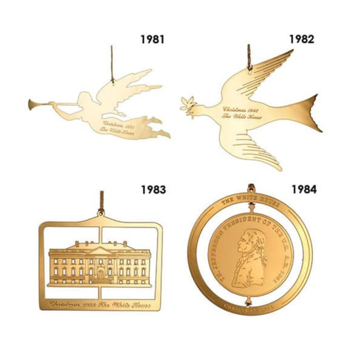 1981-1984 White House Ornament Set