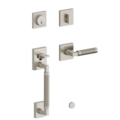 Baldwin Estate 85319 Gramercy Knurled Sectional Entrance Set