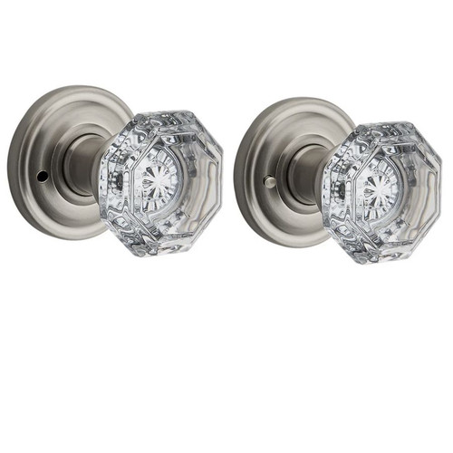 Baldwin Reserve Crystal Privacy Knob Set