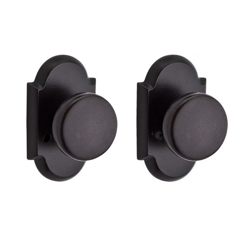 Baldwin Reserve Rustic Privacy Knob Set