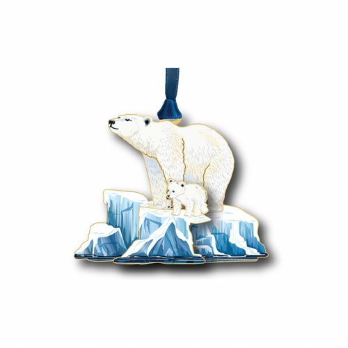 Baldwin 67705 Polar Bears on Iceberg
