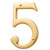 Baldwin 5" House Number 5