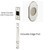 Emtek 2036 Dummy Pocket Door Tubular Set