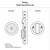Emtek 2175 Round Mortise Privacy Pocket Door Set