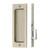 Emtek 2124 Rustic Modern Rectangular Mortise Passage Pocket Door Set