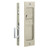 Emtek 2125 Rustic Modern Rectangular Mortise Privacy Pocket Door Set
