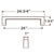 Baldwin 4659 Minneapolis Appliance Pull 24"