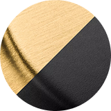 M03 Satin Brass & Satin Black