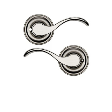 Baldwin 5455V Wave Privacy Lever