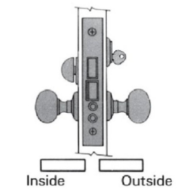 Baldwin 6301 Replacement Mortise Lock Body