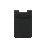A black Lycra Smart Wallet with a slot for cards, featuring a minimalist design and no visible branding.