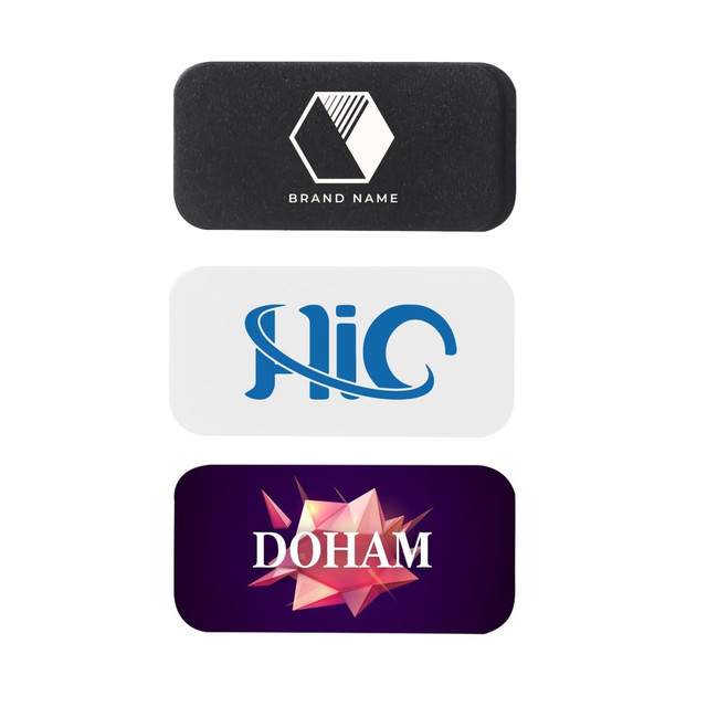 Three rectangular product covers in black, white, and a multicoloured design, featuring logos on each.