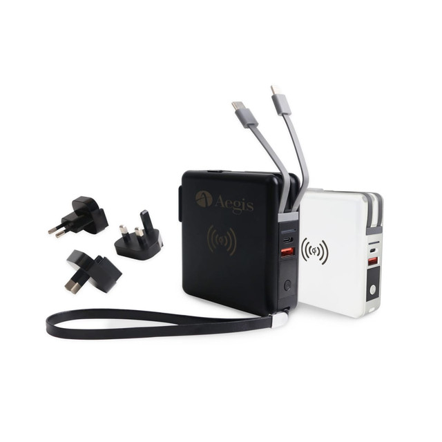 10000mAh Wireless Travel Power Bank