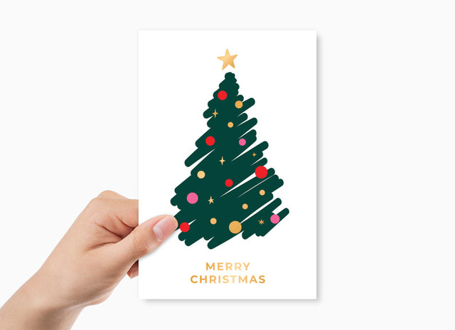 "Festive Fir" Christmas Card