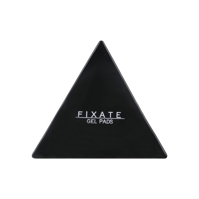 A triangular black gel pad with a logo, designed for various phone and technology applications.