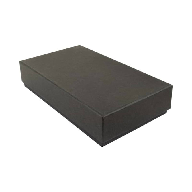 A rectangular, dark green box with a smooth finish, suitable for packaging a product.