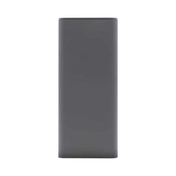 A grey tool kit with a sleek design, featuring a logo on one side. Ideal for precision tasks.